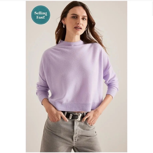 Pilcro Light Purple Women's Sweater - Picture 2 of 5